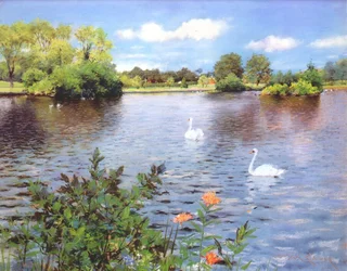 Ein See auf Long Island